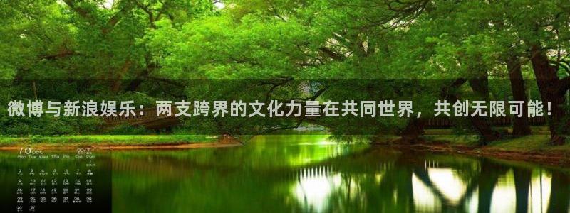蓝图娱乐体育4：微博与新浪娱乐：两支跨界的文化力量在共同世界，共创无限可能！